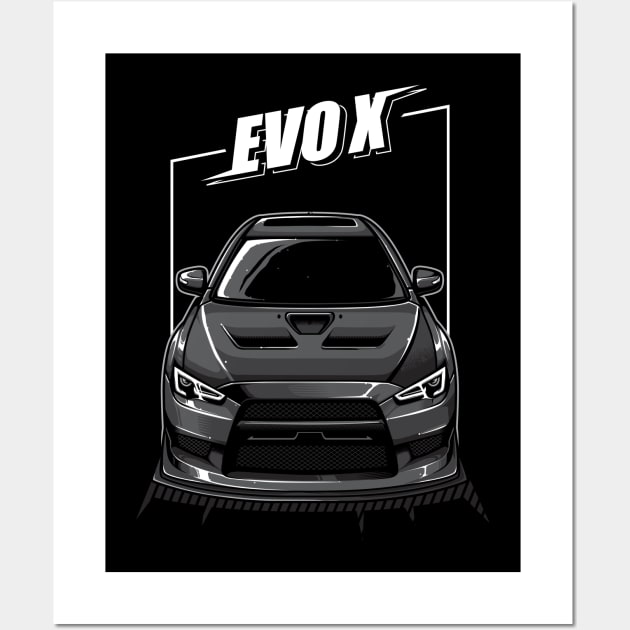 Mitsubishi Evo X Wall Art by JDMAPEX